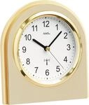Funktischuhr AMS "F5197", beige (goldfarben, beige), Tischuhren