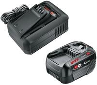 Bosch Home & Garden Akku-Set "Starter Kit QC AL 18V-44 P4A Ladeger&auml;t + Akku