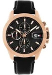 Multifunktionsuhr TOMMY HILFIGER "JAMESON", rosa (schwarz), Armbanduhren, Herren,