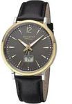 Funkuhr REGENT, gold (schwarz, goldfarben, anthrazit), Armbanduhren, Damen,