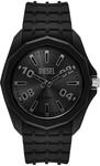 Quarzuhr DIESEL "Stinger 3-Hand", schwarz (schwarz, schwarz), Armbanduhren, Herren,