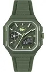 Chronograph LACOSTE "LC33 SQUARE", gr&uuml;n (olivgr&uuml;n, gr&uuml;n), Armbanduhren,...