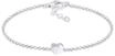 Armband ELLI "Armkette Herz Love Basic 925 Silber" Gr. 16, silber, Armb&auml;nder,...