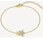 Armband TAMARIS "Schmuck Edelstahl The new Glitter Flower, Bl&uuml;ten-Optik",