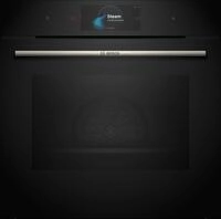 BOSCH Dampfbackofen Serie 8 "HSG7384B2" mit Teleskopauszug nachr&uuml;stbar