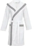 Unisex-Bademantel CARL ROSS "40310" Gr. XS, wei&szlig; (wei&szlig;, platin), XS, Frottier,