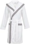 Unisex-Bademantel CARL ROSS "40310" Gr. XS, wei&szlig; (wei&szlig;, platin), XS, Frottier,