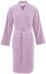 Unisex-Bademantel CARL ROSS "41110" Gr. XS, rosa (rose quartz, sanftes wei&szlig;),...