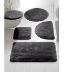 Badematte HEINE HOME Gr. 2, grau (anthrazit), rechteckig (50cm x 90cm ),...
