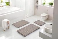 Linea Due Badematte "Punto Uno, Badvorleger, Badezimmer Teppich," H&ouml;he 18 mm