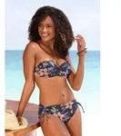 Bikini-Hose LASCANA "Malia", Damen, Gr. 42, N-Gr, bunt (anthrazit, bedruckt),