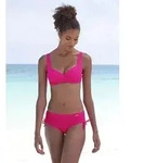 B&uuml;gel-Bikini-Top LASCANA "Lolo", Damen, Gr. 42, Cup E, pink,...