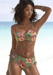 Bikini-Hose LASCANA "Malia", Damen, Gr. 42, N-Gr, rosa (salbei, pink bedruckt),