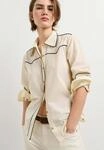 Funktionsshirt PEPE JEANS "Freizeithemd GIANNA SHIRT", Damen, Gr. XL, canvas wei&szlig;,