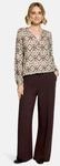 Schlupfbluse CARTOON "Damen mit Muster", Damen, Gr. 34, nature, braun, Obermaterial: