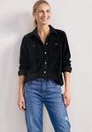 STREET ONE Langarmbluse Overshirt in Cord-Qualit&auml;t / Hemdkragen