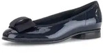 Ballerina GABOR "Eleganter Ballerina", Damen, Gr. 36, blau, Schuhe Ballerina