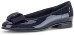 Ballerina GABOR "Eleganter Ballerina", Damen, Gr. 36, blau, Schuhe Ballerina
