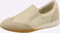 Slipper HEINE, Damen, Gr. 35, beige (sand), Glattleder, Leder, Rindsleder,