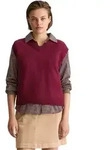 Strickpullover MARC O'POLO DENIM "aus softer Schurwolle", Damen, Gr. XXS, deep