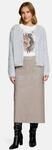 Cartoon Strickjacke "Damen mit Rundhalsausschnitt" 1