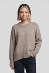 ONLY Rundhalspullover "ONLALIVIA LS HIGH-LOW O-NECK NOOS KNT" Materialmix,...