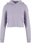 Kapuzensweatshirt URBAN CLASSICS "Urban Classics Damen Ladies Oversized Cropped Light