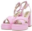 High-Heel-Pantolette BUFFALO "Buffalo MAY MSS CROSS", Damen, Gr. 38, rosa (rose),