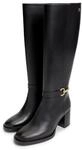 Tommy Hilfiger Stiefel "TH STUD HEEL RIDING KNEE BOOT" Blockabsatz,...