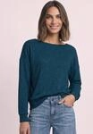 STREET ONE Langarmshirt aus Jersey in Unifarbe
