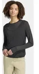 Langarmshirt ADIDAS SPORTSWEAR "SOFT LUX LONGSLEEVE, TRANSPARENT", Damen, Gr....