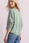 Langarmshirt STREET ONE, Damen, Gr. 36, gr&uuml;n (eucalyptus gr&uuml;n meliert),...