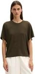 T-Shirt MARC O'POLO "aus flie&szlig;endem Lyocell-Baumwolle-Mix", Damen, Gr. XXS, mossy