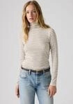 Rollkragenshirt LEVI'S "HAYES LS LAYERING TURTLENECK", Damen, Gr. S (36), beige