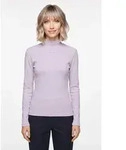 Longsleeve HUGO "Easy Longsleeve", Damen, Gr. XL, lila (open lila 592), Single