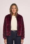 Blouson STREET ONE, Damen, Gr. 38, rot (plummy braun), Stoff, Oberstoff: 100%