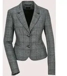 Kurzblazer MADELEINE "Blazer Glencheckblazer mit Stretchkomfort", Damen, Gr....