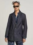 Jackenblazer G-STAR "Oversized Blazer", Damen, Gr. S, schwarz (raw denim),