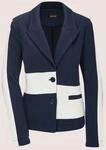 MADELEINE Langarmshirt "Blazer Elegante Businessjacke mit Kontrasten"...