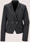 MADELEINE Jackenblazer "Blazer Nadelstreifen-Blazer in Kurzform"