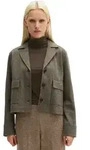 Jerseyblazer MARC O'POLO "Bio-Baumwolle-Polyester-Viskose-Stretch-Mix", Damen, Gr.