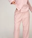 Pyjama HUNKEM&Ouml;LLER "Pant Woven", Damen, Gr. XS, rosa, 50% Viskose, 50% Baumwolle,