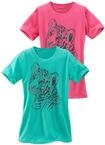 Nachthemd VIVANCE, M&auml;dchen, Gr. 98/104, N-Gr, bunt (mint, pink), Jersey,