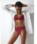 Slip TRIUMPH "Pretty Modal Tai", Damen, Gr. XS, rot (rot musk), Jersey, Obermaterial: