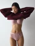 Maxislip TRIUMPH "Wild Azalea Florale", Damen, Gr. 36, rosa (sophia), Microtouch,