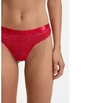 String HUGO UNDERWEAR "SAVANA", Damen, Gr. S, bright rot 620, Obermaterial: 90%