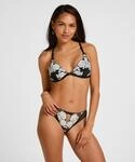 String HUNKEM&Ouml;LLER "Thong Lindi", Damen, Gr. XS, schwarz-wei&szlig; (schwarz), 83%