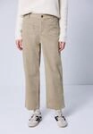 Cordhose STREET ONE STUDIO, Damen, Gr. 44, L&auml;nge 28, beige (schwarz morn beige),