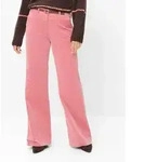 Brax 5-Pocket-Hose "Style MAINE" Velvet: Palazzohose im Wide Leg