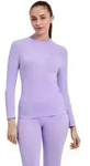 Langarmshirt FALKE "FALKE Langarmshirt", Damen, Gr. S, lila (light lila (6819)),